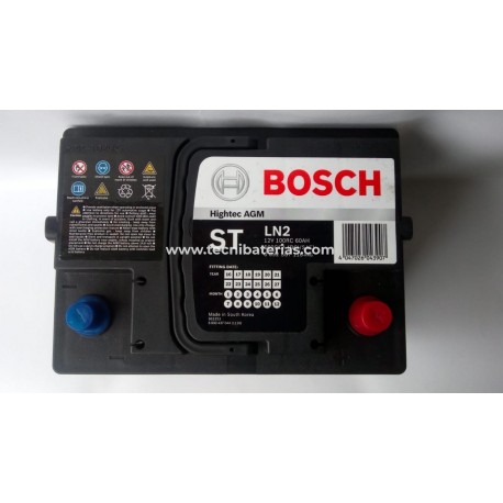 Baterias para Carro Bosch ST LN2 60H